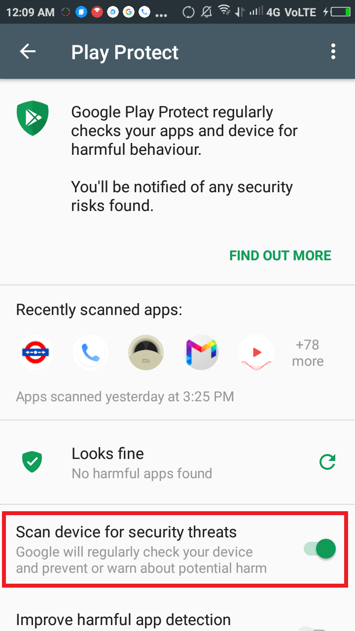 google play protect Rich Play
